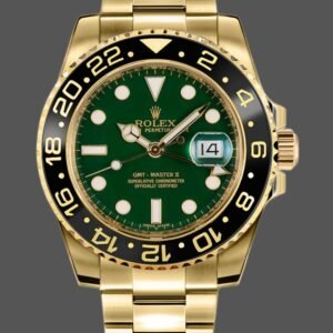 Rolex GMT Master II 116718LN Oyster Bracelet Green Dial 40mm Mens Replica Watch