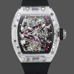 Richard Mille RM38-02 Tourbillon Movement Edition Crystal Black Rubber Strap